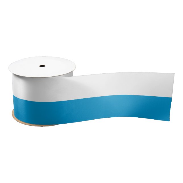 Bavarian Flag & Bavaria colours, holiday /sports Satin Ribbon (Spool)