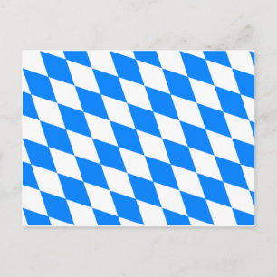 Bavarian Flag - Bayerische Flagge Postcard