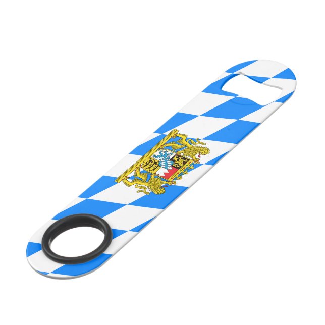 Bavarian flag-coat of arms (Front Angled)