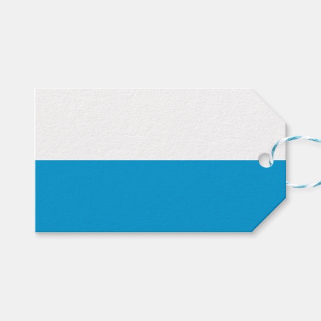Bavarian Flag Gift Tags (Front (Horizontal))