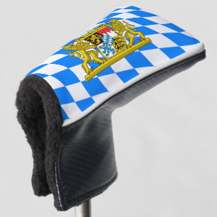 Bavarian flag golf head cover