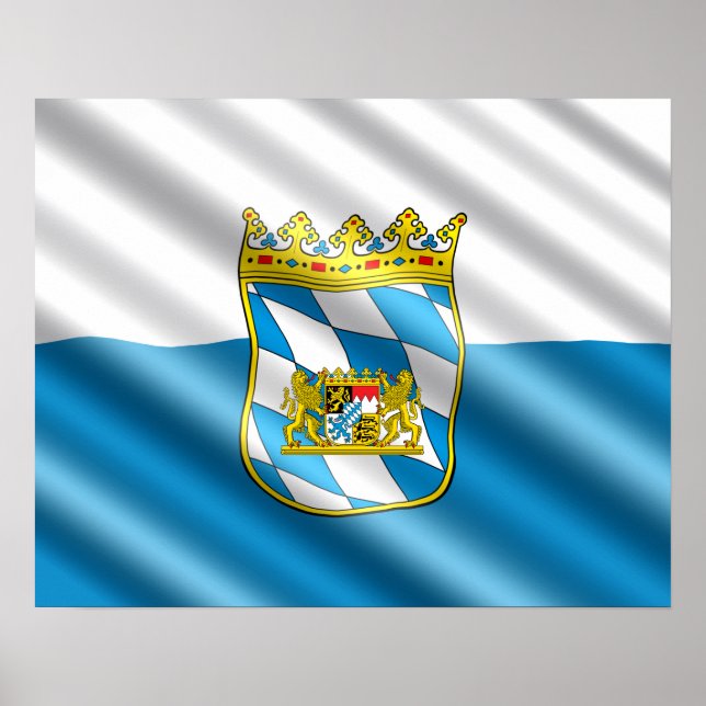 Bavarian flag poster (Front)