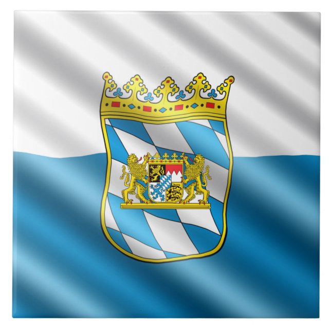 Bavarian flag tile (Front)
