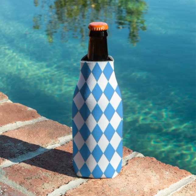 Bavarian Geometric pattern Oktoberfest  Bottle Cooler (In Situ Pool)