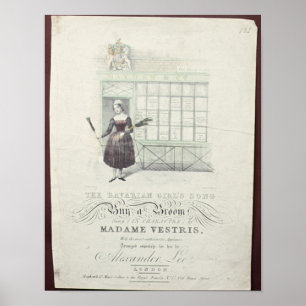 Bavarian Girls Song by Maxim Gouci, song sheet Poster