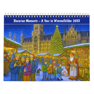 Bavarian Moments – A Year in Wimmelbilder Calendar