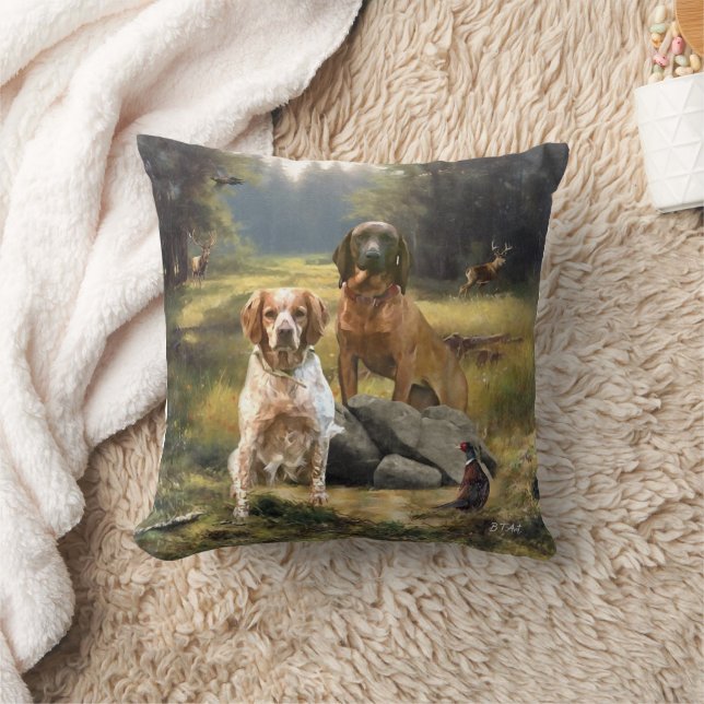 Bavarian Mountain Hound,  Art      Cushion (Blanket)