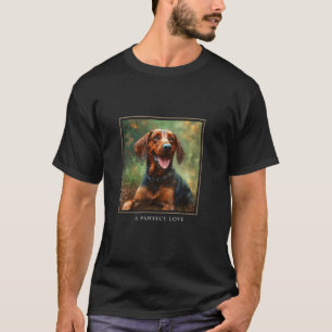 Bavarian Mountain Scent Hound Dog Garden Flowers P T-Shirt