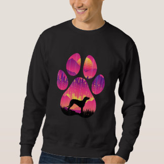 Bavarian Mountain Scent Hound Paw Mom Dad Dog  Wom Sweatshirt