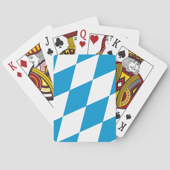 Bavarian Playingcards with Bavarian Flag Playing Cards (Back)