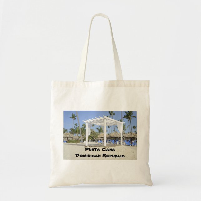 Bavaro Beach on the island of Punta Cana Tote Bag (Front)