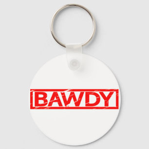Bawdy Stamp Key Ring
