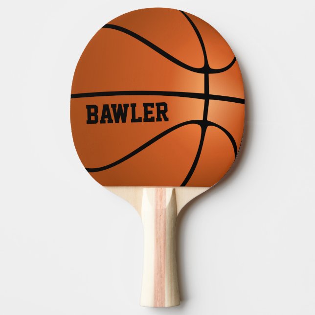 Bawler Baller Ping Pong Paddle (Front)