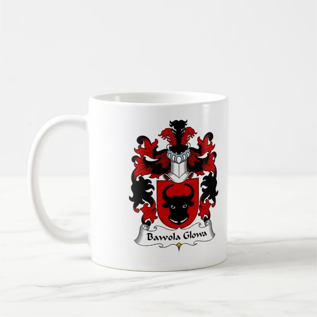 Bawola Glowa Family Crest Coffee Mug (Left)