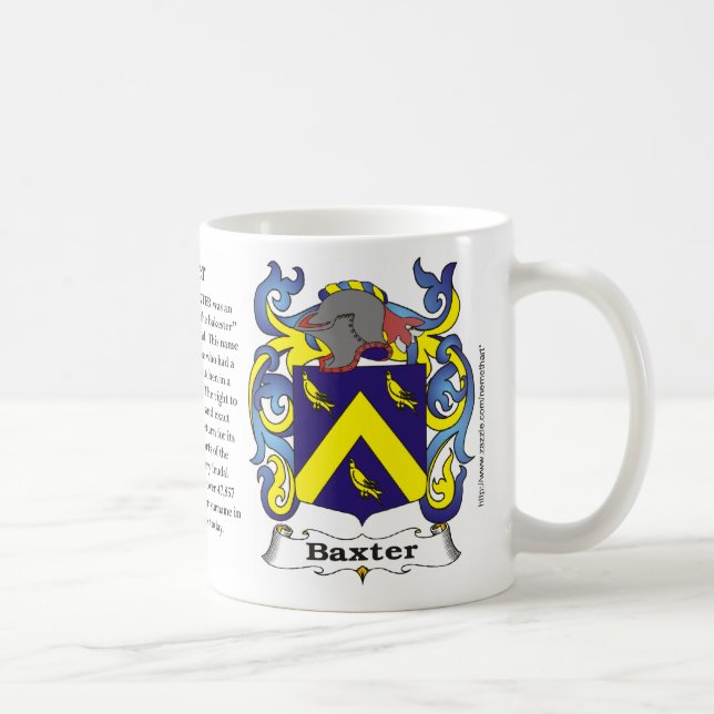 Baxter Family Crest Mug (Right)