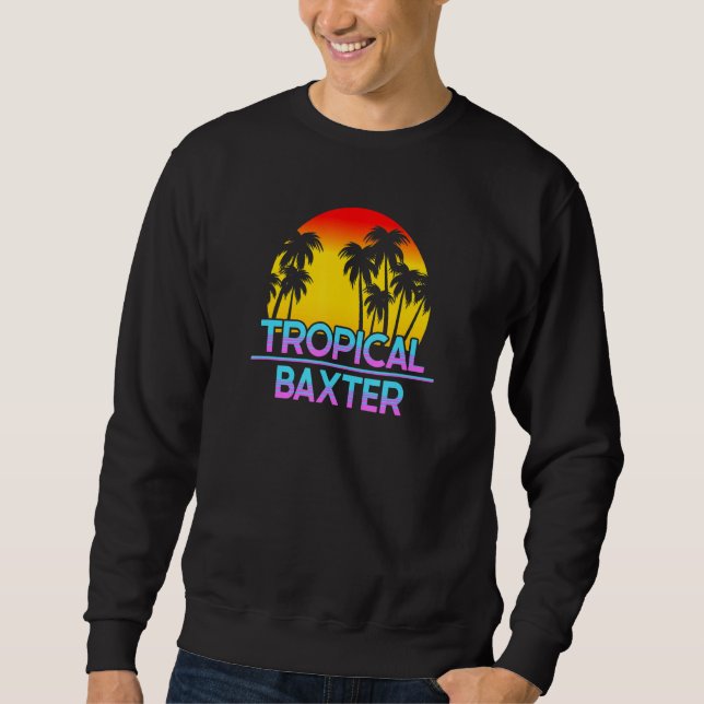 Baxter Minnesota Funny Ironic Weather Sweatshirt (Front)