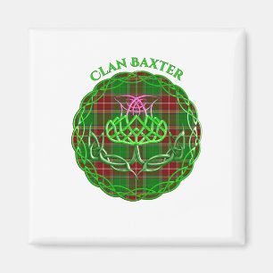 Baxter Scottish Tartan Celtic Thistle Magnet
