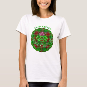 Baxter Scottish Tartan Celtic Thistle T-Shirt