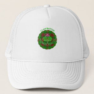 Baxter Scottish Tartan Celtic Thistle Trucker Hat