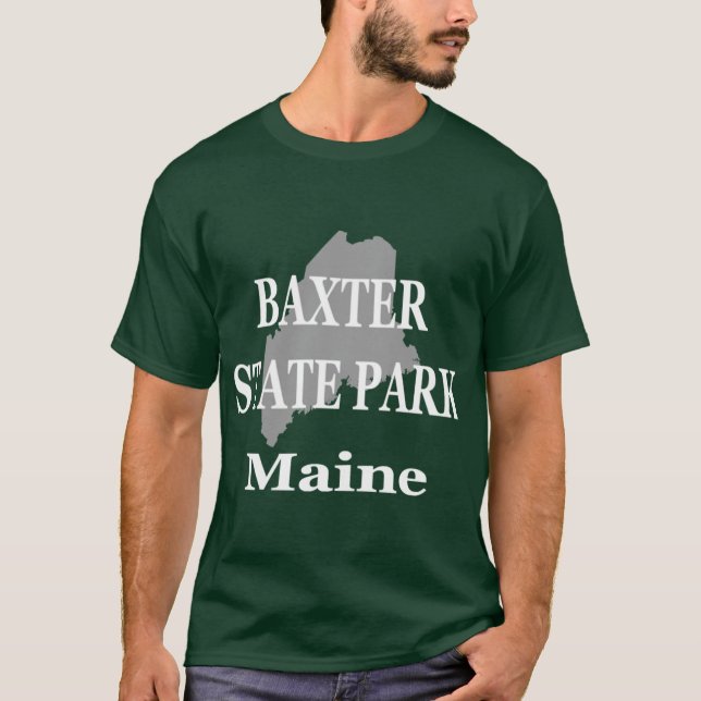 Baxter State Park Maine Pride Oversized T-Shirt (Front)