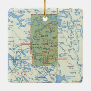 Baxter State Park ME Ceramic Ornament