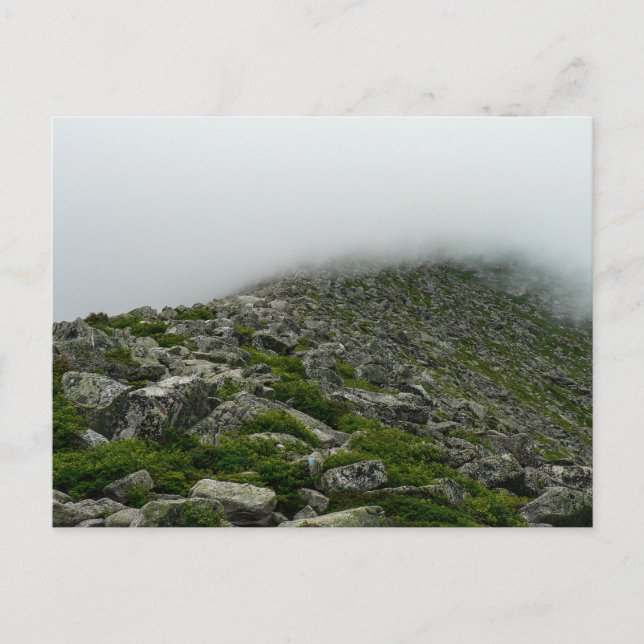 Baxter State Park with Fog, Maine Postcard (Front)