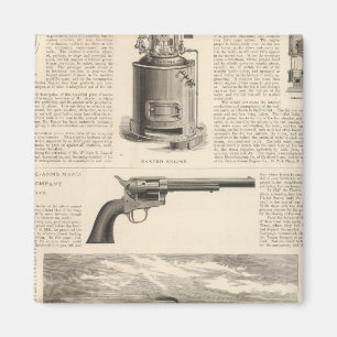 Baxter Steam Engine Company Magnet