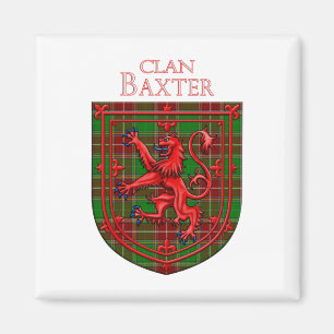 Baxter Tartan Scottish Plaid Lion Rampant Magnet