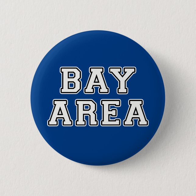 Bay Area 6 Cm Round Badge (Front)