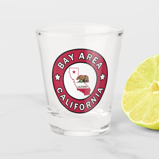 Bay Area California Shot Glass (Front)