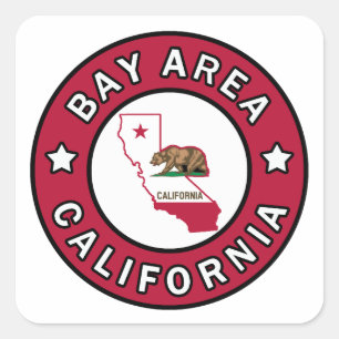 Bay Area California Square Sticker