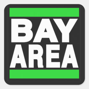Bay Area Green Square Sticker
