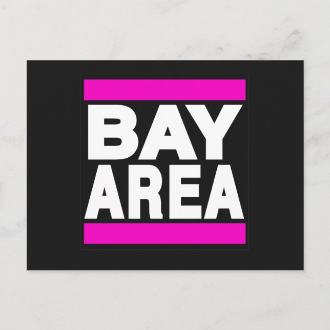 Bay Area Pink Postcard (Front)