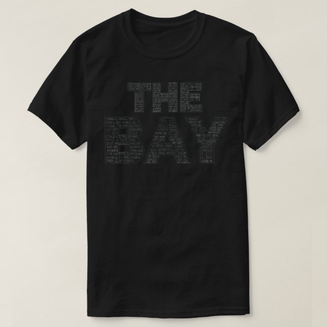 Bay Area Rappers  T-Shirt (Design Front)