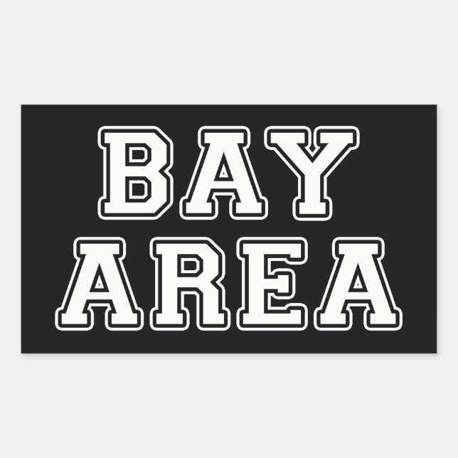 Bay Area Rectangular Sticker (Front)
