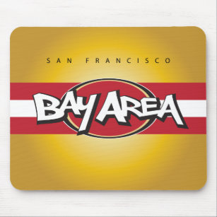 Bay Area Red & Gold Mouse Pad