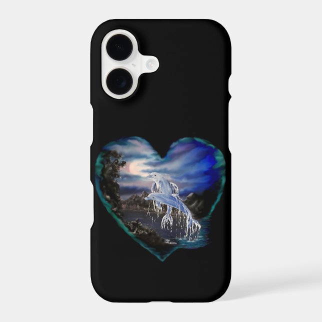 Bay at Night , Dolphin Love (Back)