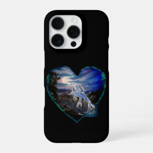 Bay at Night , Dolphin Love iPhone 16 Pro Case