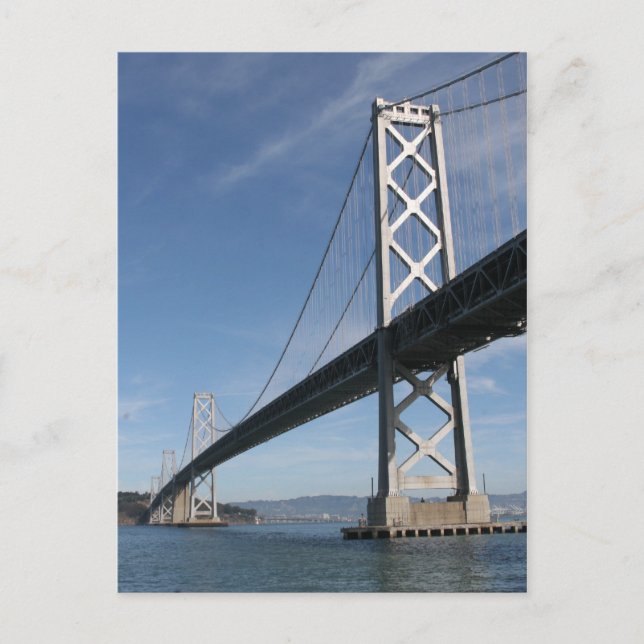 bay bridge long postcard (Front)
