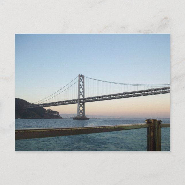 Bay Bridge SF California Postcard (Front)