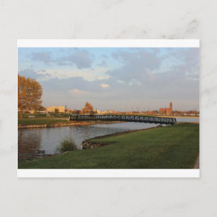 Bay City, Michigan skyline Postcard