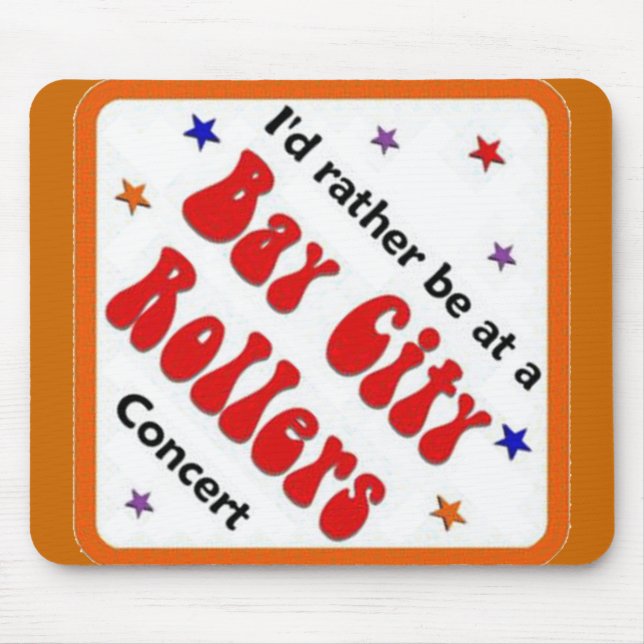 Bay city rollers mouse mat (Front)