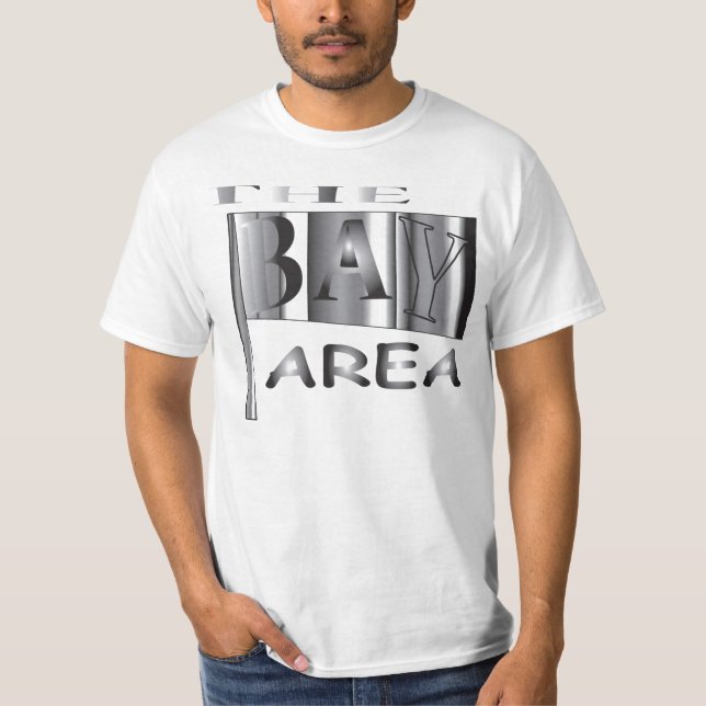 BAY FLAG ( East Oakland North Oakland, West Oaklan T-Shirt (Front)