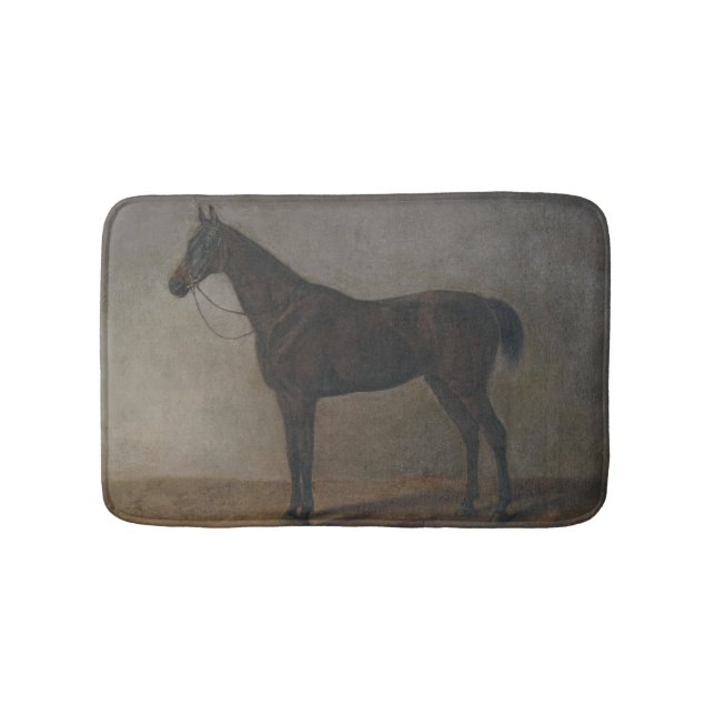 Bay Gelding Horse (by Albrecht Adam) Bath Mat (Front)