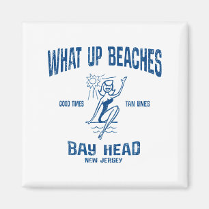 Bay Head New Jersey Nj Funny Vintage Beaches Tee M Magnet