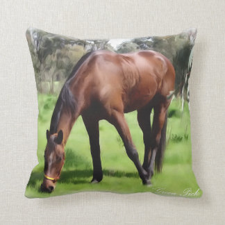 Bay Horse Green Pick Cushion