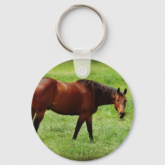 Bay Horse Key Ring (Front)