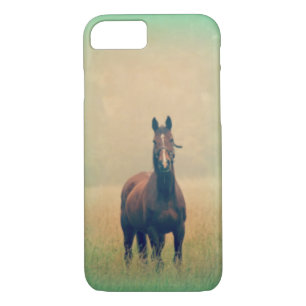 Bay Horse Standing in a Field iPhone 8/7 Case