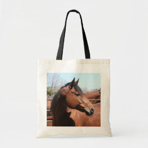 Bay Horse Tote Bag