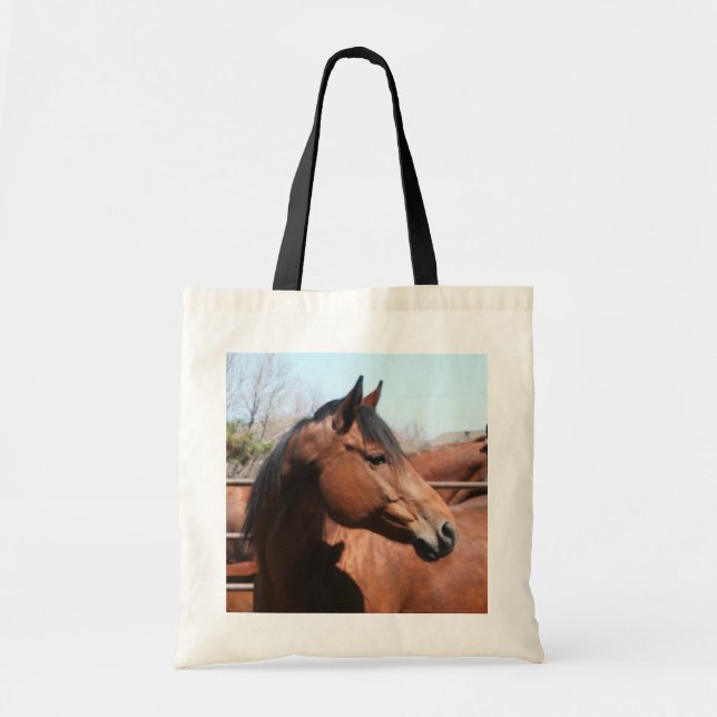 Bay Horse Tote Bag (Front)
